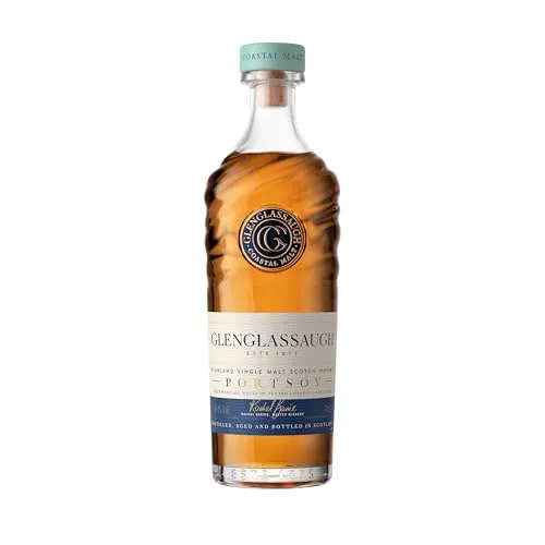 Glenglassaugh Portsoy - Premium Single Malt Whisky - Whisky mit 49.1% Vol., einzigartig gereift in Sherry-, Bourbon- und Portweinfässern, bietet ein komplexes Geschmacksprofil mit rauchigen Noten und maritimer Frische - ideal als Geschenk.