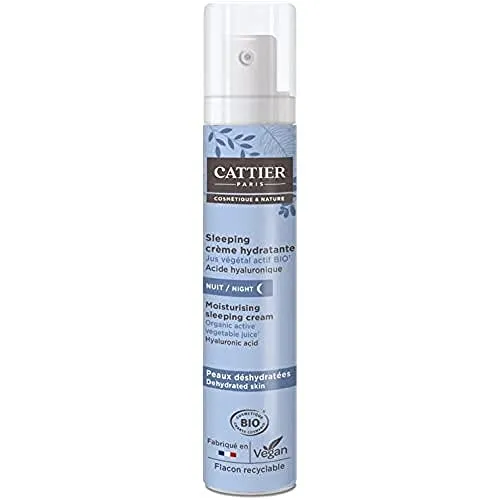 Cattier Paris Feuchtigkeitscreme mit Bio-Babassu-Butter - Feuchtigkeitsspendende Lotion zur Unterstützung der Hautpflege mit Hyaluronsäure und Bio-Gemüsesaft. Für eine geschmeidige und geschützte Haut.