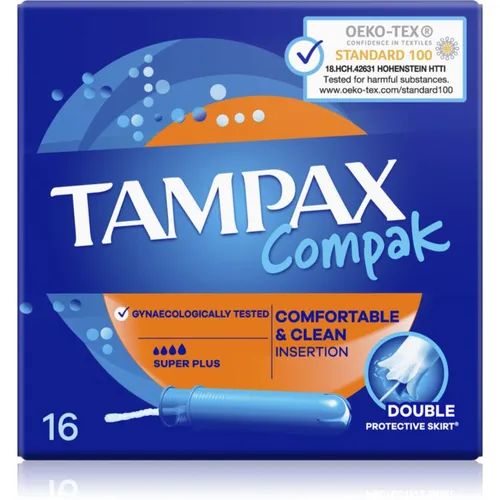 Tampax Compak Super Plus Tampons mit einem Applikator 16 St.