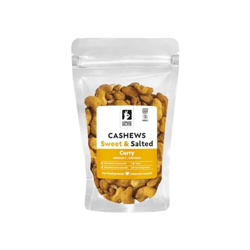 Bremer Gewürzhandel Cashews mit Curry, süß & salzig, Knabberei mit Suchtgefahr, 100g