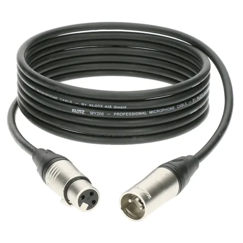 Klotz M1K1FM0150 Mikrofonkabel schwarz 1,5 m - Mikrofonkabel