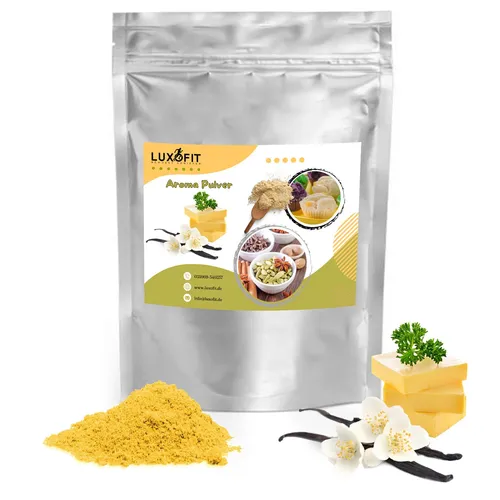 Luxofit Butter Vanille Aroma Geschmack Flavour Pulver 200g