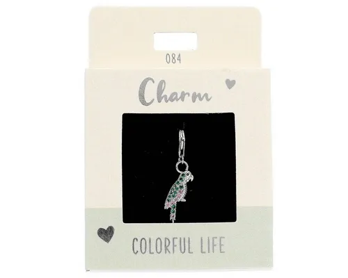 Depesche Charm-Armband DEPESCHE Charm Express yourself Papagei silber