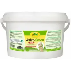 cdVet ArthroGreen plus 2 kg für Hunde & Katzen - Ergänzungsfuttermittel für gelenkempfindliche Tiere mit ausgewählten Kräutern und Vitaminen. Unterstützt die Beweglichkeit und sorgt für eine bedarfsgerechte Fütterung.