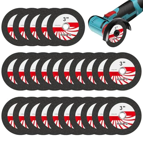 Qibivfo 25 Stück Trennscheibe 75 x 1,2 x 10 mm für Mini Winkelschleifer