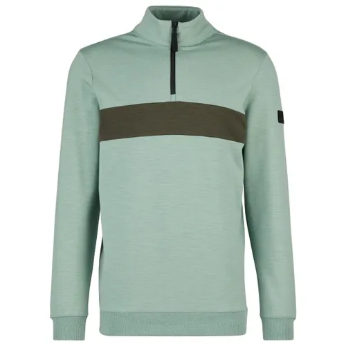 Stoic - MerinoFleece335 MMXX. Lulea II Half Zip - Merinopullover Gr M türkis