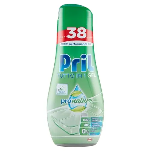 Pril Gel Green All-in-1, Geschirrspülmittel, 35 + 3 Waschgänge