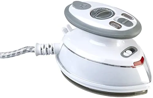 Sichler Haushaltsgeräte Bügeleisen: Reise-Dampfbügeleisen, 408 W, 110/230 Volt, 40 ml Wassertank, 3 Stufen (Minibügeleisen, Dampfbügeleisen Mini, Bügelstation)