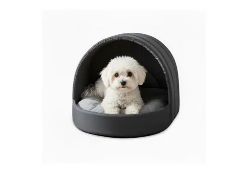 Best for Pets Gemütliches Hundehaus – Waschbares Bett für Hunde & Katzen - Kuscheliges Hundehaus für kleine Hunde & Katzen. Robustes, wasserfestes Material und herausnehmbares, waschbares Kissen für einfache Pflege. Perfekt für entspannte Rückzugsmomente.