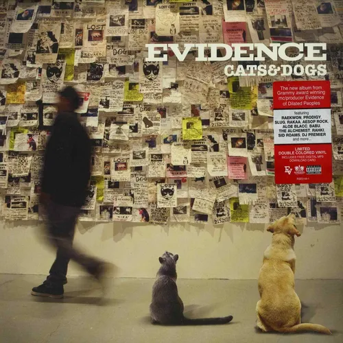 Evidence / CATS AND DOGS (LTD COLOURED 2X12 LP + MP3) / Rhymesayers / rse0144lp
