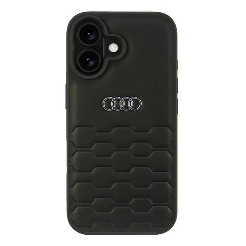 AUDI Magsafe Hardcase für iPhone 16 - Kunstlederhülle - Taschen & Schutzhüllen, stilvolle Kunstlederhülle mit Magsafe-Kompatibilität für optimalen Schutz und modernes Design.