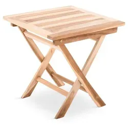 Raburg Garten-Beistelltisch Quadrat - Teakholz, 50 cm x 50 cm, langlebig & robust - Gartentisch aus feingeschliffenem Teakholz, ideal für drinnen und draußen. Verleiht jedem Raum ein natürliches Flair und ist besonders pflegeleicht.