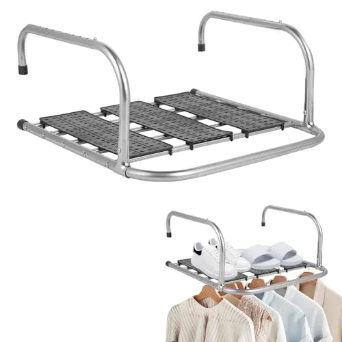 Windfromort Hängetrockner - 40cm Wäscheständer Heizung - Wäscheständer Badewanne für Kleine Wäschestücke, Platzsparend, Geeignet für Den Innen und Außeneinsatz