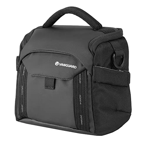 Vanguard Veo Adaptor 15M BK - Schultertasche für Fotoequipment - Kamerataschen, elegante und kompakte Lösung für DSLR- oder spiegellose Kameras, bietet optimalen Schutz und Organisation mit gepolstertem Design und speziellen Taschen.