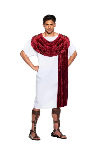 Spartaner Erwachsenenkostüm für Männer - Stilvolles Kostüm in Rot, ideal für Halloween und Themenpartys. Aus strapazierfähigen Materialien gefertigt, sorgt es für einen beeindruckenden Auftritt.