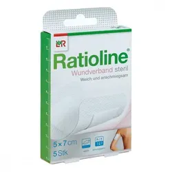 Ratioline Wundverband 7x5 cm steril von Lohmann & Rauscher