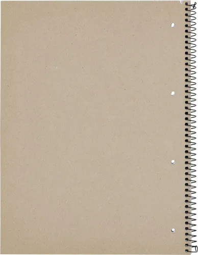 LANDRE Notizblock Collegeblock College A4+ 80 Blatt 70 g/qm 4-fach gelocht kariert