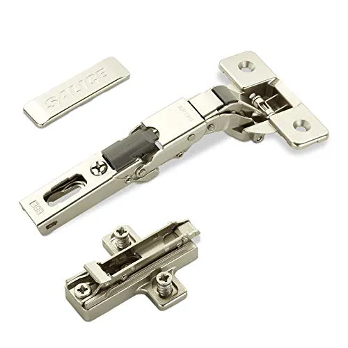 Salice Universalscharniere 110° mit Kreuz-Montageplatte - Hochwertige Salice Universalscharniere für abgerundete und gefälzte Türen. Mit 3D-Einstellung und schneller Montage bieten sie Flexibilität und Komfort bei der Türinstallation.