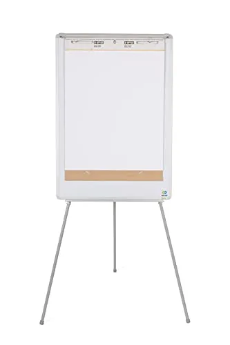Bi-office Flipchart Earth EA2306995 - Höhenverstellbar und Mobil - Praktisches Flipchart mit teleskopierbaren Beinen für einfachen Transport. Ideal für Präsentationen, zeigt bis zu 3 Blätter gleichzeitig an. 5 Jahre Garantie auf die Oberfläche, vielseitig einsetzbar und optimal für effektive Kommunikation.