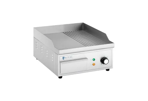 Royal Catering Elektrogrill 2000 W - Grillplatte 360 x 380 mm, leistungsstark und ideal für schmackhafte Grillgerichte im Innenbereich.
