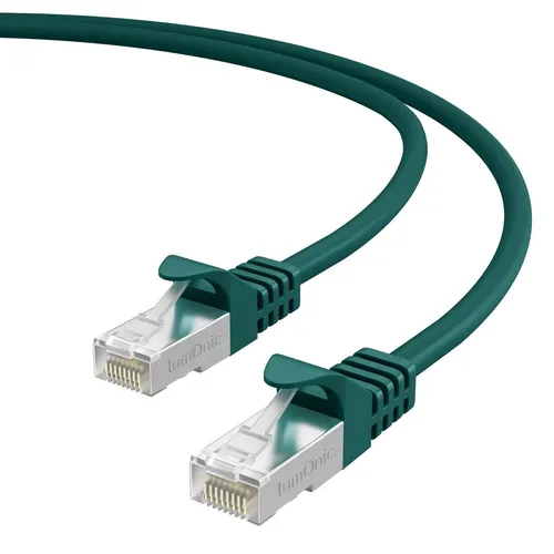 2m CAT7 Patchkabel S/FTP RJ45 Grün Ethernet LAN Netzwerkkabel