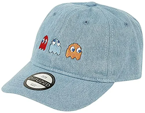 DIFUZED Snapback Cap Pac-Man Stone Washed Geist Cap