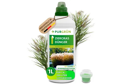 Purgrün Ziergras Dünger 1L von Purgrün