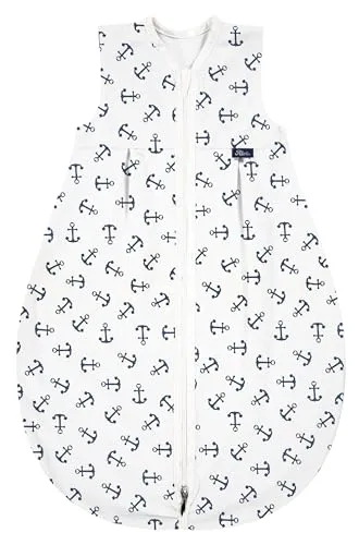 Kinderhaus Blaubär Set Alvi Schlafsack Baby Mäxchen Light & Windel I Kinder-Schlafsack ärmellos I Sommerschlafsack I Alvi Außensack