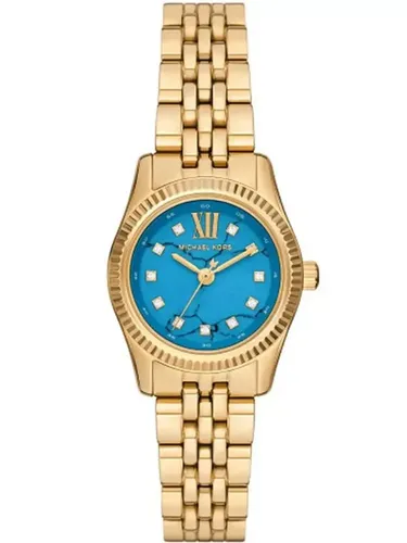 Michael Kors MK4813 Damen Armbanduhr - Elegante Armbanduhr für Damen mit goldfarbenem Edelstahlgehäuse und strapazierfähigem Mineralglas – perfekt für jeden Anlass.