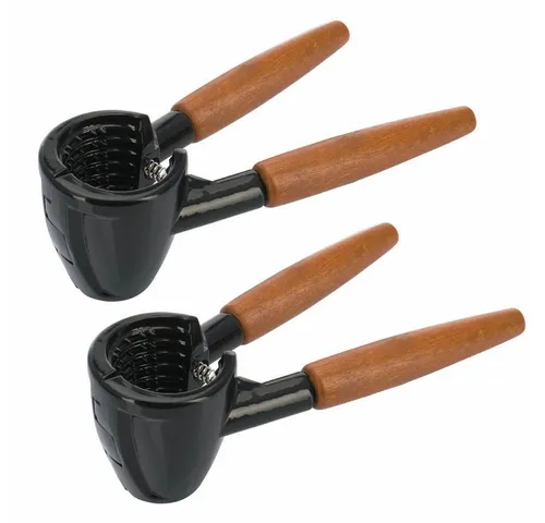 WESTMARK Nussknacker 2 Stück, 2 in 1 Sektzange, Aluminium, Sieger Nussprofi Deluxe