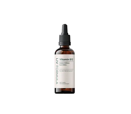 LIV Vitamin B12 Tropfen alkoholfrei vegan 200µg Methylcobalamin & 50µg Adenosylcobalamin