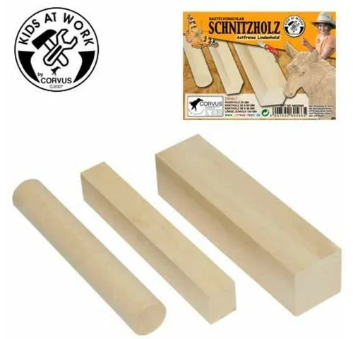 Corvus Experimentierkasten Schnitzholz
