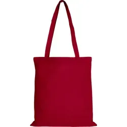 10er Pack Baumwolltasche - 28 Farben | mit Zwei Langen Henkeln | 38x42cm, dunkelrot, 25 Stück