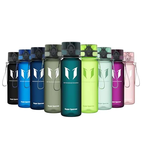 Super Sparrow Trinkflasche in grün von Super Sparrow