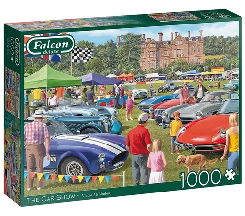 VICTOR McLINDON - THE CAR SHOW - Falcon Puzzle 11298 - 1000 Teile Pcs.