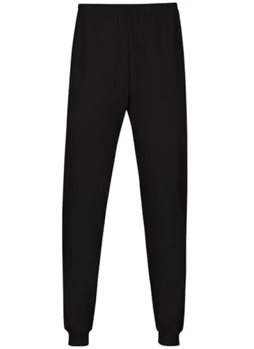 TRIGEMA Schlafanzughose Bündchen - Schlafanzughosen für Herren, aus DELUXE-Single-Jersey, klassischer Schnitt mit elastischen Bündchen für optimalen Tragekomfort.