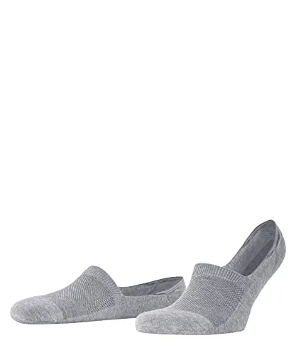 Burlington Herren Füßlinge Athleisure M In weich atmungsaktiv schnelltrocknend unsichtbar einfarbig 1 Paar, Grau Light Grey Melange 3775, 43-46