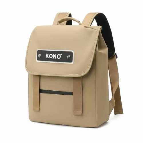 KONO Rucksack Damen Groß Handgepäck Herren 15.6 Zoll Laptop Rucksack Schulrucksack Teenager Unisex Rolltop Rucksack Wasserdichter Tagesrucksack Anti Diebstahl Tasche für Schule