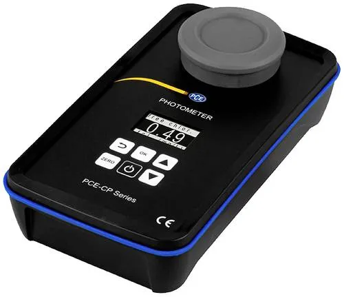 PCE Instruments Photometer PCE-CP 20 - Mobiles Wasseranalysegerät für bis zu 7 Parameter, ideal für präzise Messungen von pH, Chlor und mehr.