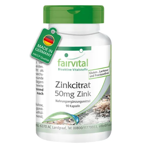 Produktbild Zinkcitrat mit 50mg Zink