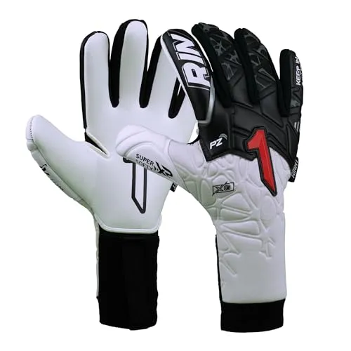 Rinat Xtreme Guard Dominus Prime Torwarthandschuhe, für Kinder, Weiß, Größe 5