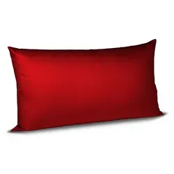 fleuresse Kissenbezug Satin 40 x 80 cm Rot Bordeaux von fleuresse