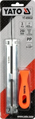 PROWADNIK Z PILNIKIEM DO OSTRZENIA ŁAŃCUCHÓW 4.8MM YATO 5906083056284