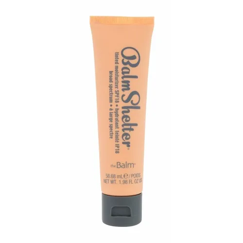 The Balm Shelter Tinted Moisturizer SPF18 - After Dark - Make-up für einen makellosen Teint mit Lichtschutzfaktor 18, spendet Feuchtigkeit und schützt die Haut vor UV-Strahlen. Ideal für einen natürlichen, frischen Look.