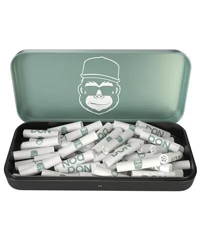 CALM DON® Active Filter | Premium Aktivkohlefilter slim ø5.9mm mit Kokosaktivkohle [50 Filter]