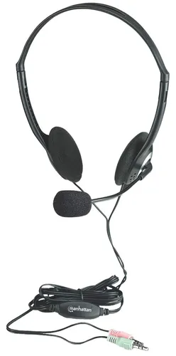 Manhattan Stereoheadset - Federleichtes Design, integriertes Mikrofon und Lautstärkeregler, ideal für Musik und Anrufe, komfortable Passform und vielseitige Anschlussmöglichkeiten