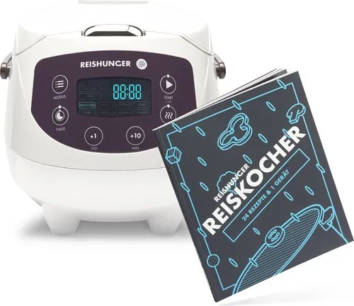 REISHUNGER Digitaler Mini Reiskocher 0,6 L in weiß von Reishunger