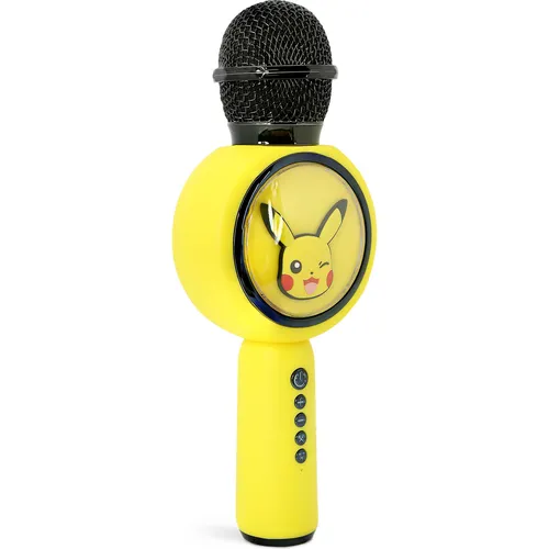 OTL Pokémon Pikachu PopSing LED Karaoke Microphone - Mikrofone - Erlebe Karaoke-Spaß mit dem leuchtenden Pikachu Mikrofon, perfekt für Pokémon-Fans und kleine Stars!