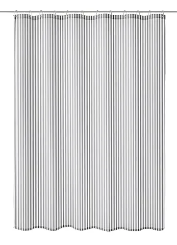 Kleine Wolke Textil-Duschvorhang Sanna in Grau, 180x200 cm in grau von Kleine Wolke