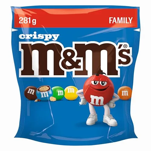 M&M's Crispy Schokolinsen mit Knusperkern, 281g